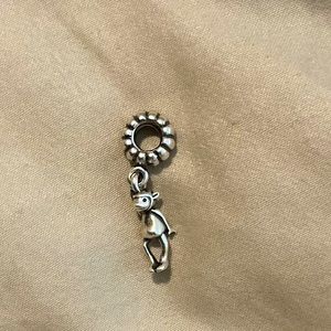 Authentic Pandora retired dangle monkey charm